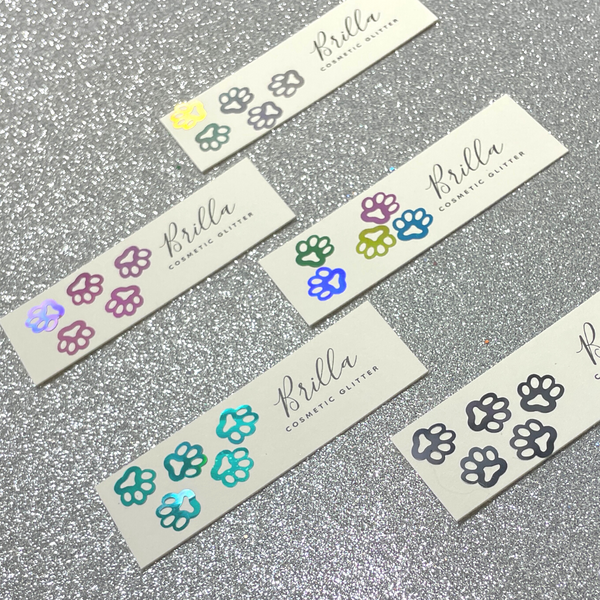 Paw Print Specialty Glitter